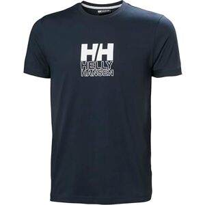 Helly Hansen Core Graphic T T-Shirt för män, 595 marinblå, S Helly Hansen Core Graphic T T-Shirt för män, 595 marinblå, S
