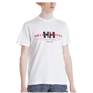 Helly Hansen Core Graphic T T-Shirt för män, 004 Vit, S Helly Hansen Core Graphic T T-Shirt för män, 004 Vit, S