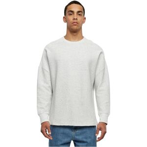 Urban Classics herrtröja Cut On Sleeves Interlock Crew sweatshirt, Grå (Lightgrey 00143), S Urban Classics herrtröja Cut On Sleeves Interlock Crew sweatshirt, Grå (Lightgrey 00143), S