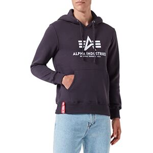 Alpha Industries Basic Hoody Huvtröja för män Grey Heather Alpha Industries Basic Hoody Huvtröja för män Grey Heather