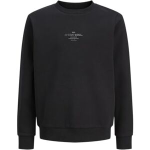 JACK & JONES Jjjin Sweat Crew Neck Mni, svart, 128 JACK & JONES Jjjin Sweat Crew Neck Mni, svart, 128