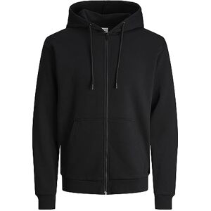 JACK & JONES JJEBRADLEY Sweat Zip Hood NOOS, svart, XXL JACK & JONES JJEBRADLEY Sweat Zip Hood NOOS, svart, XXL