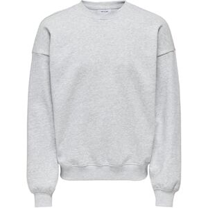 Only & Sons Onsturner VTG Crew Neck Sweat Cbo Noos, Ljusgrå melange, M Only & Sons Onsturner VTG Crew Neck Sweat Cbo Noos, Ljusgrå melange, M