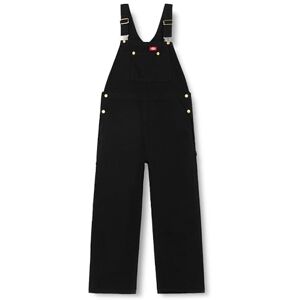 Dickies klassiska hängselbyxor för män, Sköljad svart, 40W / 32L Dickies klassiska hängselbyxor för män, Sköljad svart, 40W / 32L