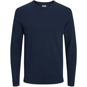 JACK & JONES herr Pullover-tröja Jjebasic Knit Crew Neck Noos, Blå (Navy Blazer), S JACK & JONES herr Pullover-tröja Jjebasic Knit Crew Neck Noos, Blå (Navy Blazer), S