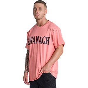 Gianni Kavanagh Peach Kavanagh Oversized T-shirt för män, persika, XS Gianni Kavanagh Peach Kavanagh Oversized T-shirt för män, persika, XS