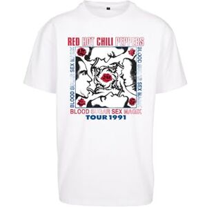 herr Red Hot Chilli Peppers oversize Tee XL vit, Vit, XL herr Red Hot Chilli Peppers oversize Tee XL vit, Vit, XL
