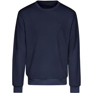 Trigema Sweatshirt i våffelutseende, marinblå, XL Trigema Sweatshirt i våffelutseende, marinblå, XL