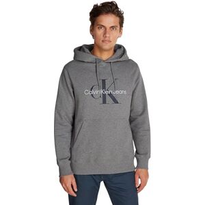 Calvin jeans herr SEASONAL MONOLOGO REGULAR HOODIE J30J320805, pullover huvtröja, grå, 4XL, Grå (grå ljung), 4XL stor Calvin jeans herr SEASONAL MONOLOGO REGULAR HOODIE J30J320805, pullover huvtröja, grå, 4XL, Grå (grå ljung), 4XL stor