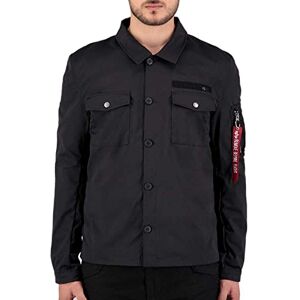 Alpha Industries Herrar Overshirt Black Alpha Industries Herrar Overshirt Black