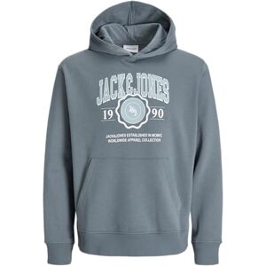 JACK & JONES Jjmako Sweat Hood, Stormigt väder, M JACK & JONES Jjmako Sweat Hood, Stormigt väder, M