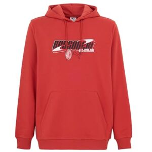 A.C. Milan FtblCulture Hoodie, Puma Logo Sweatshirt, Officiell produkt, Vuxen, Röd, L A.C. Milan FtblCulture Hoodie, Puma Logo Sweatshirt, Officiell produkt, Vuxen, Röd, L