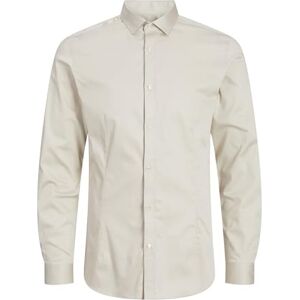 JACK & JONES herrskjorta extra slim fit skjorta, Månstrål/passform: supersmal, M JACK & JONES herrskjorta extra slim fit skjorta, Månstrål/passform: supersmal, M