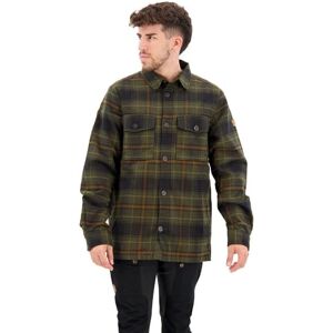 Fjällräven FJALLRAVEN Övik Lite vadderad skjorta M t-shirt, Djup skog svart, XS Fjällräven FJALLRAVEN Övik Lite vadderad skjorta M t-shirt, Djup skog svart, XS