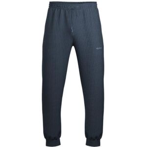 HUGO Herr Austin byxor bomullsblandning pyjamasbyxor med logotypbroderi, Öppen blå 496, L HUGO Herr Austin byxor bomullsblandning pyjamasbyxor med logotypbroderi, Öppen blå 496, L