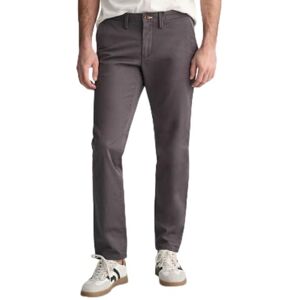GANT Herr slim twill chinos klassiska byxor, Antracit, 30W / 30L GANT Herr slim twill chinos klassiska byxor, Antracit, 30W / 30L