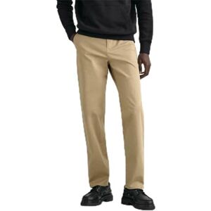 GANT Herr vanlig twill chinos klassiska byxor, mörk kaki, standard, Mörk kaki, 29W / 30L GANT Herr vanlig twill chinos klassiska byxor, mörk kaki, standard, Mörk kaki, 29W / 30L