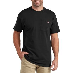Dickies Kortärmad casual T-shirt med ficka för män, svart, L Dickies Kortärmad casual T-shirt med ficka för män, svart, L