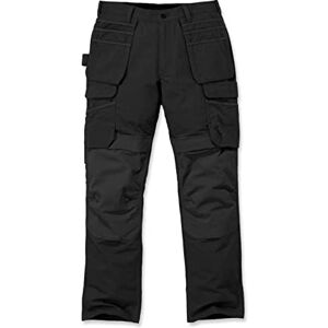 Carhartt herr Byxor Steel Rugged Flex Relaxed Fit Dubbel-Framsida, Cargo med flera fickor, arbetsbyxor, Svart Svart, 38W / 28L Carhartt herr Byxor Steel Rugged Flex Relaxed Fit Dubbel-Framsida, Cargo med flera fickor, arbetsbyxor, Svart Svart, 38W / 28L