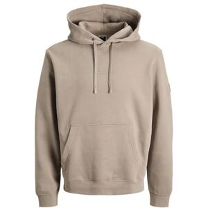 JACK & JONES Jcopoint Sweat Badge Hood Bf, Ökenduvor, M JACK & JONES Jcopoint Sweat Badge Hood Bf, Ökenduvor, M