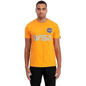 Alpha Industries NASA Reflekterande T-tröja för män Alpha Orange Alpha Industries NASA Reflekterande T-tröja för män Alpha Orange