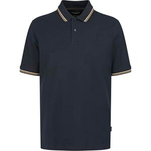 bugatti Herr Polo 1:2 arm, blå, M bugatti Herr Polo 1:2 arm, blå, M