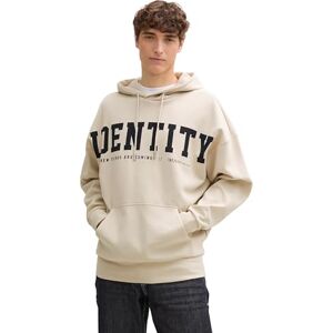 TOM TAILOR Denim herr sweatshirt, 10336 – Lätt cashew beige, XS TOM TAILOR Denim herr sweatshirt, 10336 – Lätt cashew beige, XS