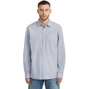 G-STAR RAW One Pkt Regular Shirt ls, Flerfärgad (Ash Blue Micro Stripe D28117-e067-h422), XXL G-STAR RAW One Pkt Regular Shirt ls, Flerfärgad (Ash Blue Micro Stripe D28117-e067-h422), XXL