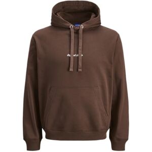 JACK & JONES Jornorrebro Emb Sweat Hood Noos, Djup mahogny, L JACK & JONES Jornorrebro Emb Sweat Hood Noos, Djup mahogny, L