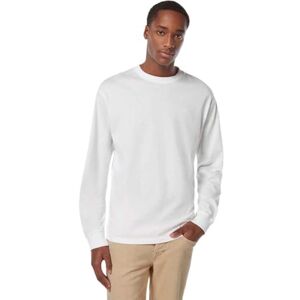 Scotch & Soda Relaxed-Fit-logotyp långärmad t-shirt, Vit 101, L Scotch & Soda Relaxed-Fit-logotyp långärmad t-shirt, Vit 101, L