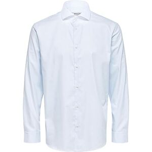 SELECTED HOMME BLACK Herr Slhslimethan skjorta Ls Cut Away B Noos skjorta, ljusblå, XXL SELECTED HOMME BLACK Herr Slhslimethan skjorta Ls Cut Away B Noos skjorta, ljusblå, XXL