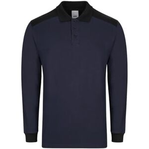 VELILLA 105529S Pikétröja Stretch Bicolor Långärmad Marinblå och Svart, Storlek L, Marinblå och svart, L VELILLA 105529S Pikétröja Stretch Bicolor Långärmad Marinblå och Svart, Storlek L, Marinblå och svart, L
