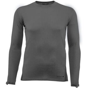 Carhartt Base Layer Herr Force lätt stretch-undertröja med rund hals baslayer-skjorta, asfalt, liten Carhartt Base Layer Herr Force lätt stretch-undertröja med rund hals baslayer-skjorta, asfalt, liten
