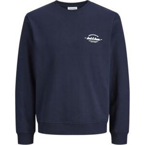 JACK & JONES Jjbrandon sweat crew neck pls – plus size, marinblå blazer, 6XL JACK & JONES Jjbrandon sweat crew neck pls – plus size, marinblå blazer, 6XL