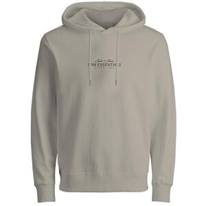 JACK & JONES Jprblacasper Sweat Hood FST, Silverfoder, S JACK & JONES Jprblacasper Sweat Hood FST, Silverfoder, S