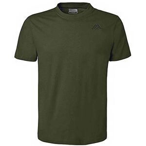 Kappa Cafers Slim Tee Herr Bekväm och Snygg Teknisk T-shirt, Grön Oliv/Grön Afrika, 4XL Kappa Cafers Slim Tee Herr Bekväm och Snygg Teknisk T-shirt, Grön Oliv/Grön Afrika, 4XL