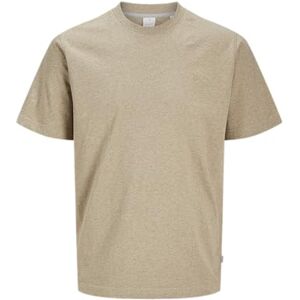 JACK & JONES Jprcclogan Ss Tee Crew Neck Noos, Travertin, S JACK & JONES Jprcclogan Ss Tee Crew Neck Noos, Travertin, S