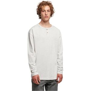 Urban Classics Herr ekologisk överdimensionerad Henley långärmad t-shirt, ljusgrå, M, Ljusgrå, M Urban Classics Herr ekologisk överdimensionerad Henley långärmad t-shirt, ljusgrå, M, Ljusgrå, M