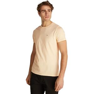 Tommy Jeans herr Tjm Xslim Jersey Tee Dm0dm04411 T-shirt, Gul (Kräm), XXS Tommy Jeans herr Tjm Xslim Jersey Tee Dm0dm04411 T-shirt, Gul (Kräm), XXS