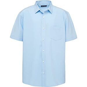 Nautica Ung herruniform kortärmad prestanda Oxford button-down skjorta, Oxblå, L Nautica Ung herruniform kortärmad prestanda Oxford button-down skjorta, Oxblå, L