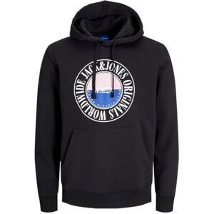 JACK & JONES JORCOBIN Sweat Hood, svart, S JACK & JONES JORCOBIN Sweat Hood, svart, S