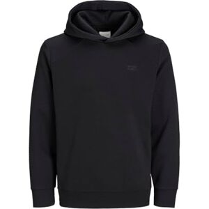 JACK & JONES Jjestaple Sweat Hood Noos huvtröja, Mörkblå, S JACK & JONES Jjestaple Sweat Hood Noos huvtröja, Mörkblå, S