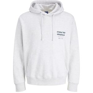JACK & JONES Jormeadows Sweat Hood, Ljus vit, XL JACK & JONES Jormeadows Sweat Hood, Ljus vit, XL
