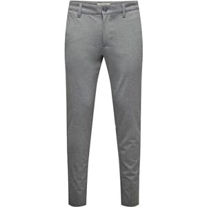 Only & Sons herr Byxor Onsmark byxa Gw 0209 Noos, Grå (medium grå melange), 33W / 30L Only & Sons herr Byxor Onsmark byxa Gw 0209 Noos, Grå (medium grå melange), 33W / 30L