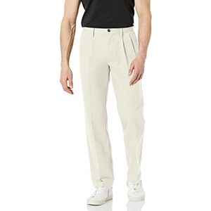 Amazon Essentials herr klassisk passform skrynkelfri veckad chinos byxa för män (finns i stora och långa), sten, 36 B x 34 L Amazon Essentials herr klassisk passform skrynkelfri veckad chinos byxa för män (finns i stora och långa), sten, 36 B x 34 L