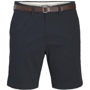 JACK & JONES Jpstadam vadderade chinos shorts pls – plus storlek, mörk marinblå, 42 JACK & JONES Jpstadam vadderade chinos shorts pls – plus storlek, mörk marinblå, 42