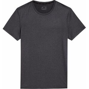 4F T-tröja FNK M449 Deep Black Melange Herr 3XL, Deep Black Melange, 3XL 4F T-tröja FNK M449 Deep Black Melange Herr 3XL, Deep Black Melange, 3XL