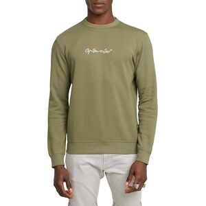 G-STAR RAW G-Script Logo R tröja för män, Grön (Ensis Green D26407-d257-6057), S G-STAR RAW G-Script Logo R tröja för män, Grön (Ensis Green D26407-d257-6057), S