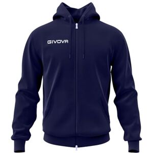 Givova Unisex Fullzip King Sweatshirt, Blå, XXL Givova Unisex Fullzip King Sweatshirt, Blå, XXL