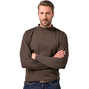 JP 1880 herr, stora storlekar, herrkläder, L-8XL, långärmad tröja, hög krage, ekologisk bomull, flexnamic, 1/1 JP 1880 herr, stora storlekar, herrkläder, L-8XL, långärmad tröja, hög krage, ekologisk bomull, flexnamic, 1/1